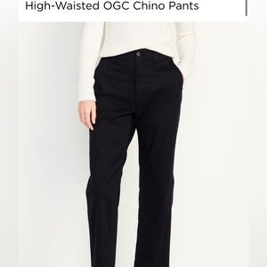 High Waisted Chino Pants Large